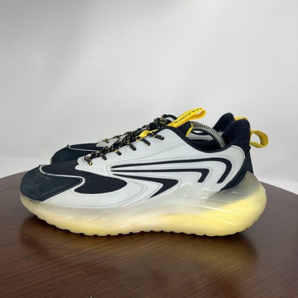 Mazino Krypton Shoes Men's 9 & 10 Gray Black  Lace Up Athletic Running‎ Sneakers